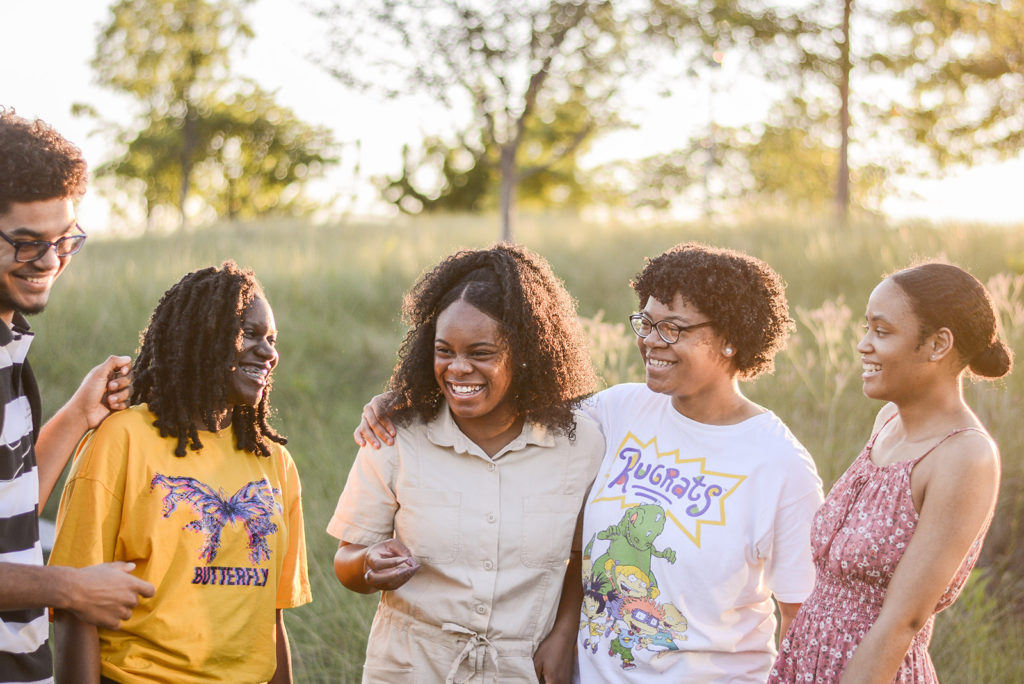Group of Woman Smiling Together